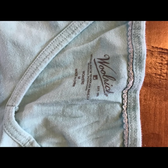 Woolrich m cotton top blue - Picture 2 of 3